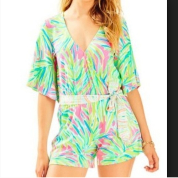 Lilly Pulitzer Madylin Romper - Picture 4 of 5
